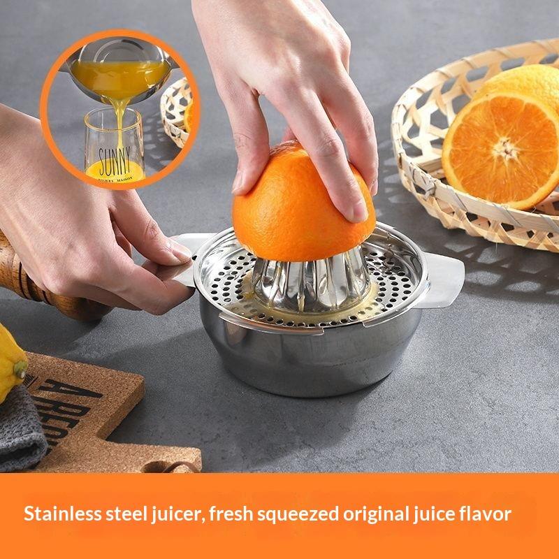 Stainless Steel Juicer Household Manual Juicer Lemon Orange Lemon Squeezer Press Type Juicer Fruit Juice Homemade Tool