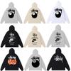 Mens Oversized Hooded Sweatshirt With Bold Letter Print Cotton Blend Loose Fit Daily Wear