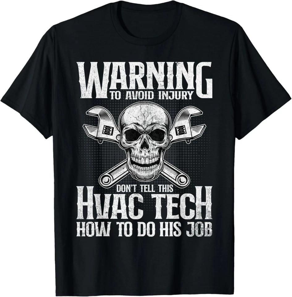 Mens HVAC Technician Funny HVAC Tech Novelty Gift T-Shirt Unisex T-Shirt S