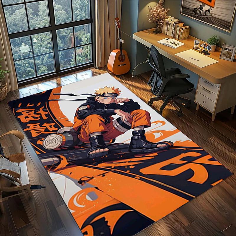 Non Slip Washable Floor Mat "Naruto" Large Area Rug Carpet Bedroom Gamer Room Decor—kwq60