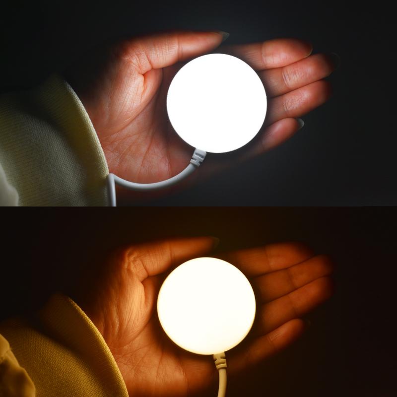 3W 5W USB Mini Night Light Portable Magnet LED Blub 1.5m USB Cable Book Reading Light with Switch for Children Dormitory Bedroom