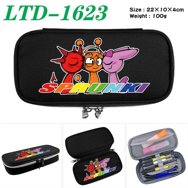 Sprunki Print School Handheld Pencil Case Stationery Box