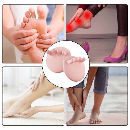 Yulokdwi Arch Support Trainer, Toe Arch Trainer - 1 Pair Arch Support Toe Exerciser Strengthening - Silicone Tool for Barefoot Training, Indoor Traini