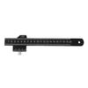 20cm To 50cm Aluminum Alloy 90 Degree Angled Ruler With 45 Degree Positioning For Woodworking And Carpentry Projects