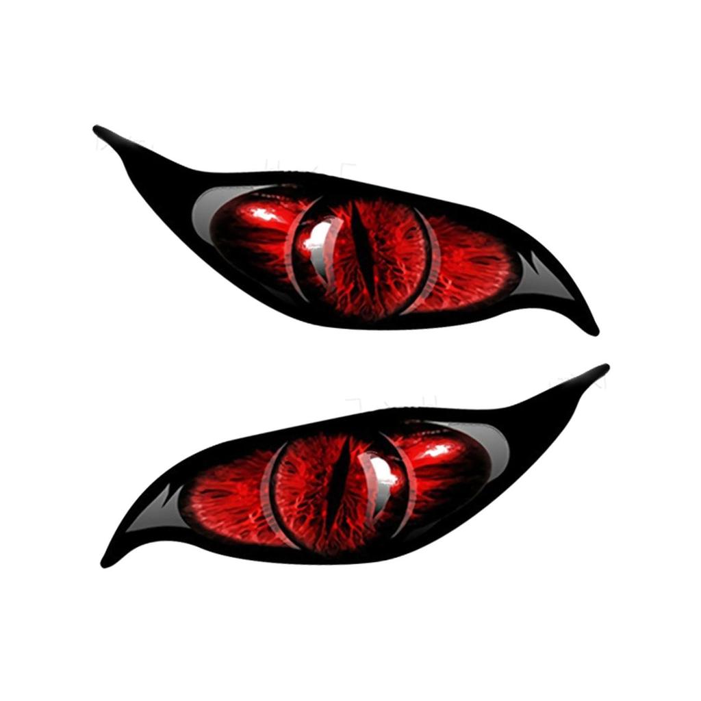 Car Eye Stickers - Eye Car Decal Mirror Sticker,2 Reflective Eye Stickers Scary Simulation