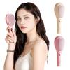 2 Peças Escova de Cabelo Retrátil Autolimpante, Escova Desembaraçadora de Cabelo com Cabo Ergonômico, Escova Massageadora de Couro Cabeludo Anti-estática para Homens Mulheres