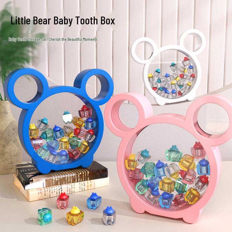 Kids' Tooth Storage Box: Commemorative Tooth Collection for Boys & Girls