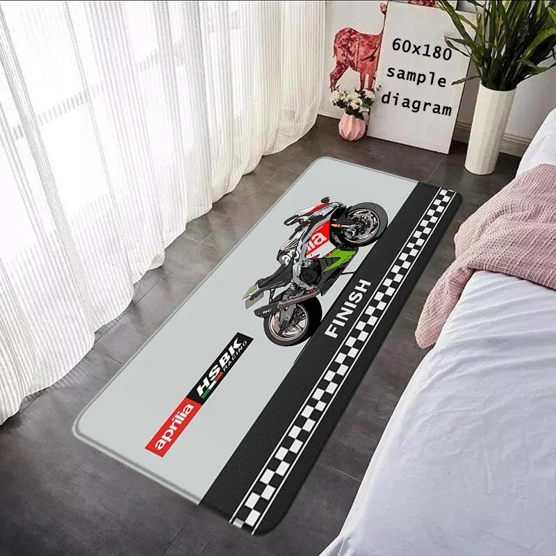 Living Room Rugs A-Aprilia Motorcycle Carpets Entrance Doormat Floor Mats Carpet Anti Slip Mat Home Rugs Kitchen Hallway Decor