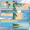 Kunst Schöne Sommer Strand Kunst Mauspads Mauspads Großes Gaming Verriegelter Rand Verdickt PC Tisch Schreibtischmatte