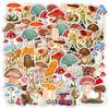 10 30 50Pcs Wild Mushrooms Stickers For Suitcase Skateboard Laptop Luggage Phone Car Styling Diy Decal Pegatinas