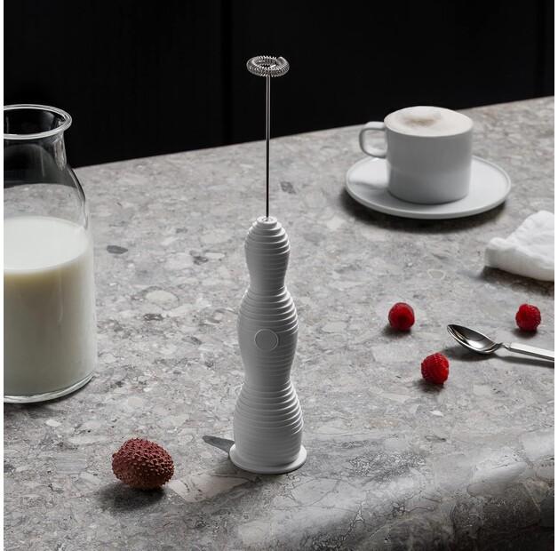 Milk Frother Alessi Pulcina Manual, White (MDL11 W)
