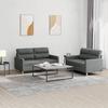 VidaXL Sofa Set with 2 Pcs Cushions, Sofas with Armrests, Furniture Set, Living Room Furniture, Modern, 3201569
