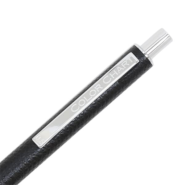 Color Chart Ballpoint Pen Leather-Wrapped (Polar Night)