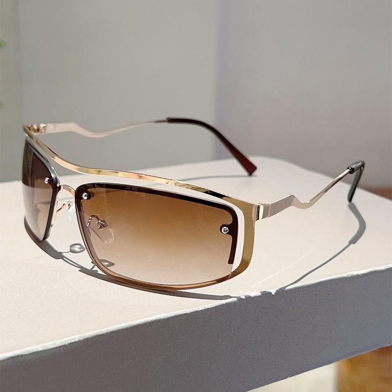 

Pilot Square Sunglasses Women Luxury Brand Designer Vintage Men Oversized Sun Glasses For Men Fashion Big Metal Shades Eyewear