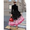 Women's A Line Skirt Casual High Waist Midi Skirt Summer Lightweight Pleated Skirt for Women Office Party Streetwear Fashion