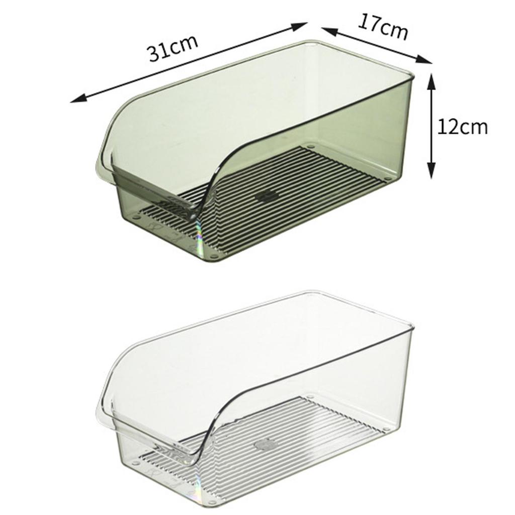 Refrigerator Storage Box with Drawer Handle Reusable Vegetables Fruits Organiser Kitchen Accessories