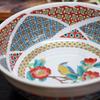 Japanese Warehouse Stylish Tableware Kutani Ware Bowl Gold Small Pattern Camellia and Bird Pottery Luxury Japanese Tableware Moribachi Bowl Made In