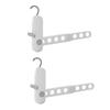 2Pcs Plastic Folding Clothes Hanger Rack Hanging Clothes Hanger Clothes Storage Organizer  Hotels