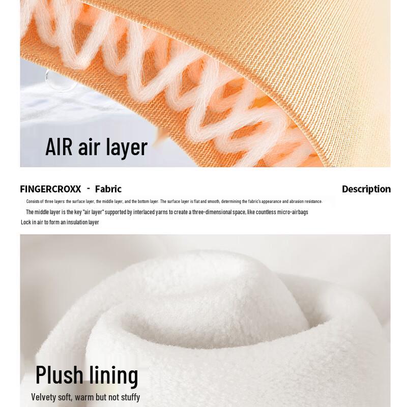 Fingercroxxit 2025 H/W Unisex Revers-Fleece-Sweatshirt