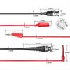 BHBL CKT014 Universal Oscilloscope Probes with Accessories Kit 100MHz 1X 10X with BNC Test Leads with Wire Piercing Probe