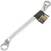 JCB 2-sided ring spanner, angled 75 degrees, 22x24 mm Cr-V, 12-point