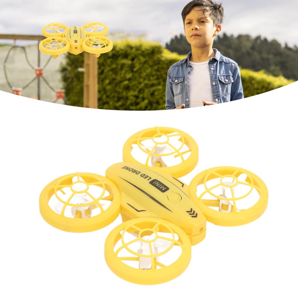Kids Small RC Drone Dazzling Light Safe Shock Proof Simple Children's Quadcopter for Beginner Gift