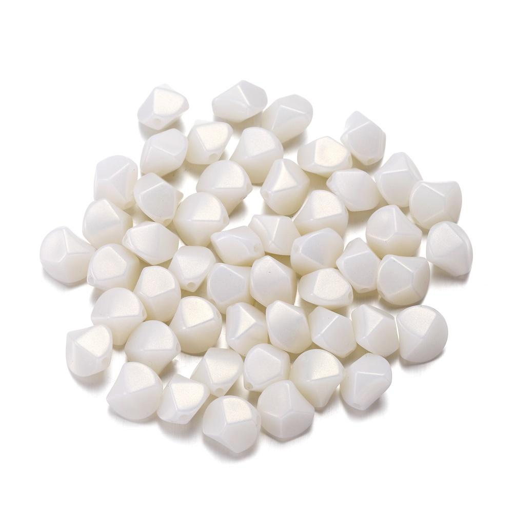 20pcs/lot Multicolour Acrylic Polyhedral Shaped Beads Loose Bead Handmake Bracelet Necklace For DIY Jewelry Making Accessories
