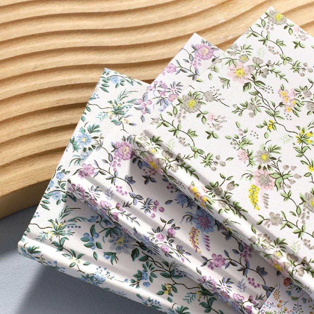 Fabric Cover A6 Cloth Notebook Compact Printed Notepad Portable Student Diary  Office