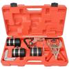 Kit d'outils d'entretien de segment de piston - vidaXL - 11 pièces - Acier - Universel - Noir