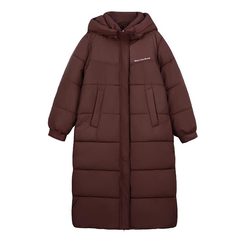 Winter new down cotton-padded clothes women's long over-the-knee to Korean version of cotton-padded jackets thickened warm loose coats