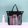 2025 New Mesh Makeup Toiletry Storage Bags Handbags Portable Travel Washing Body Shower Tools Cosmetic Organizer Pouch Hanging