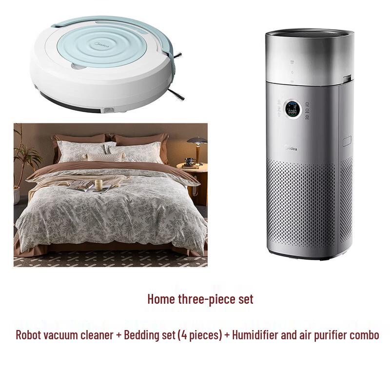 Midea Smart Home Air Purifier & Cleaning Bundle CN plug (adapter included)
