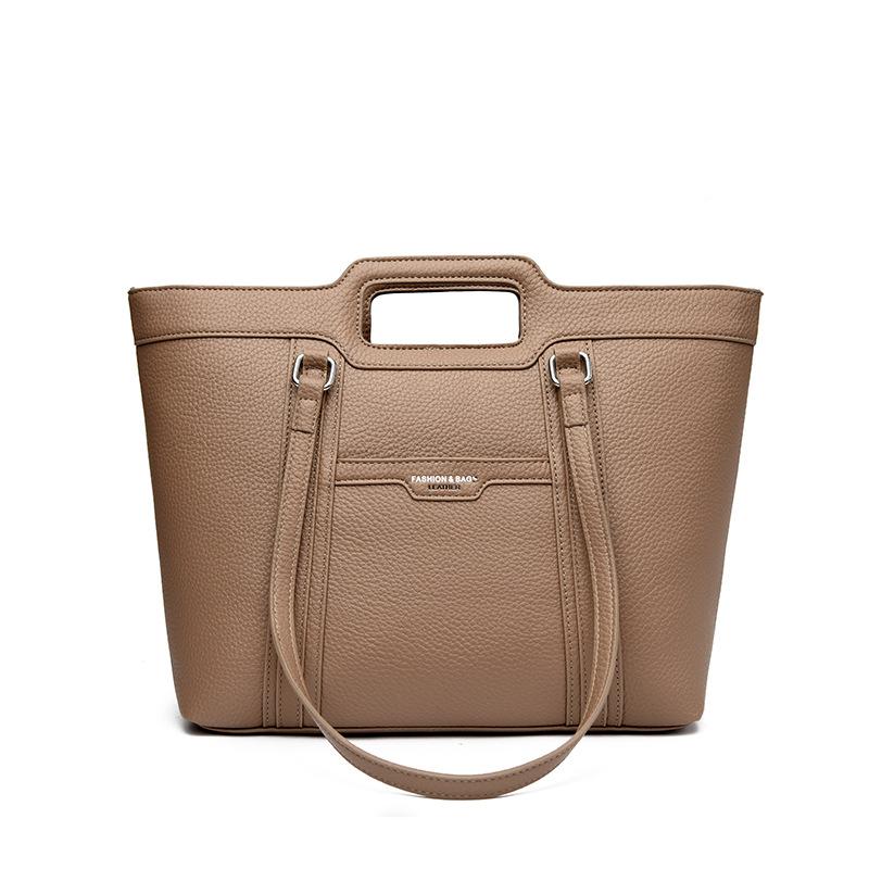 Einfache, modische, Retro-Damen-Einzelschultertasche mit großer Kapazität, Tragetasche