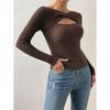Fashion Fall Casual Womens Yyfs Winter Solid Color Print Long Sleeve Sweaters