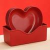 5/10Pcs Small Serving Plate Love Heart-Shaped Dinner Plate Set Creative Snack Candy Tray