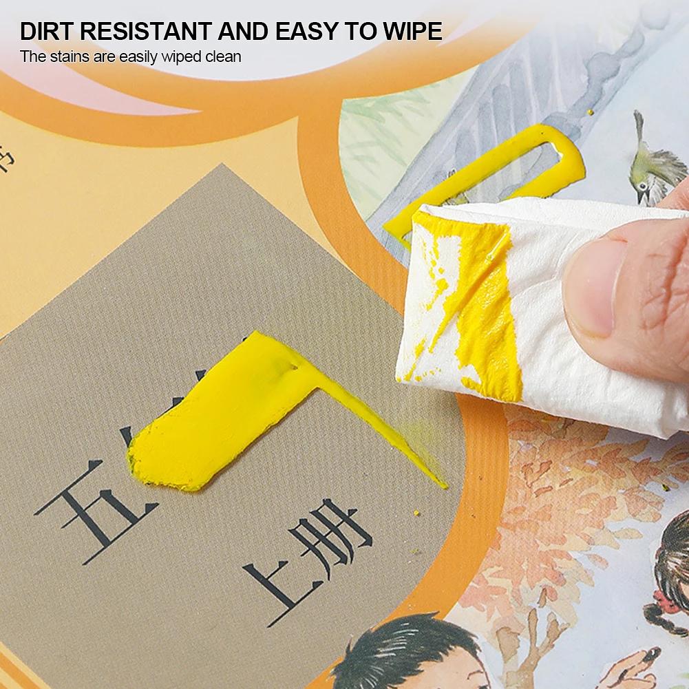 10Sheets Textbook Protection Covers A4 16K 22K Reusable Book Covers Transparent Book Covers Waterproof Slipcases School Supplies