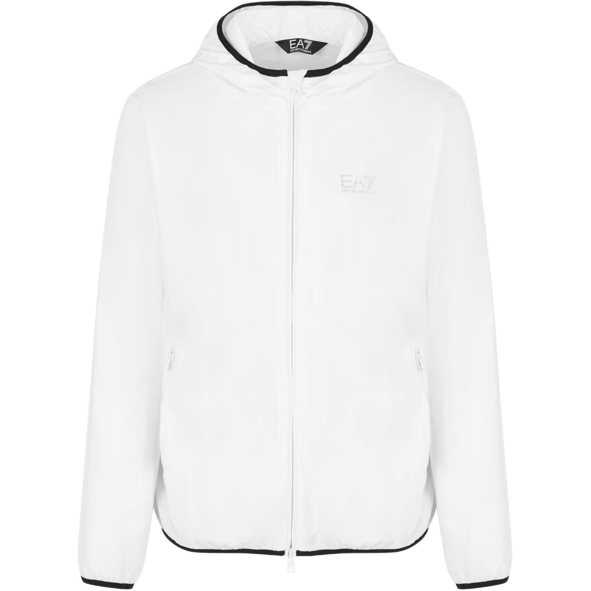 

Emporio Armani EA7 SS25 Side Seam Insert Pocket Solid Jacket Men jackets White 8NPB22-PNGRZ-U0002 S