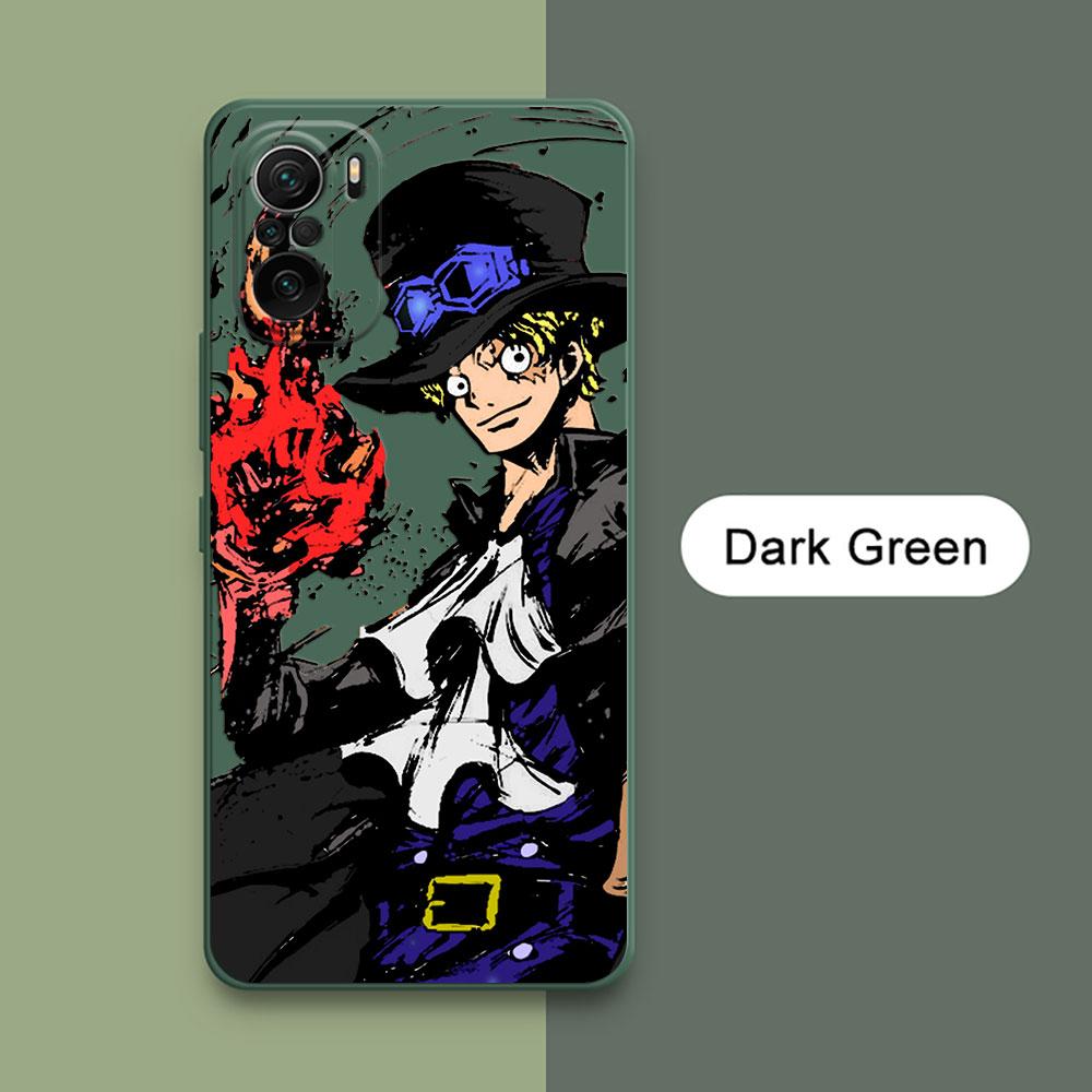 Japan Anime One Sabo Ace Pieces Case For Xiaomi Poco X7 F7 M7 X4 X5 F6 M6 Pro Mi 11T 12T 13T 14T 15T Pro 15 F8 Ultra Phone Cover