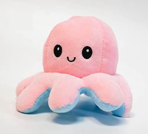 Reversible Octopus Plush Toy, Pink, Touhou, 4 Pieces, 20cm, Made in Japan [Actual Product Photographed]