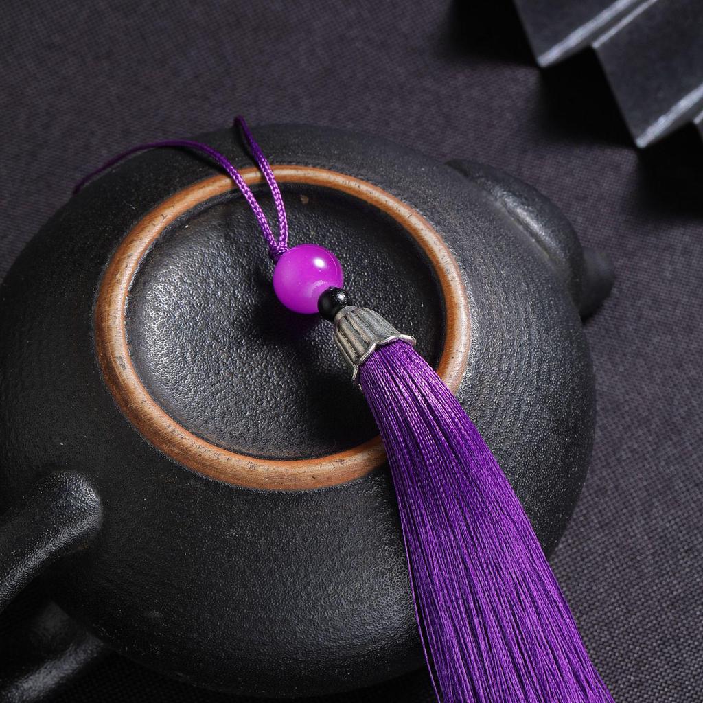 Exquisite Beaded Tassel Hanfu Bookmark & Sachet Pendant