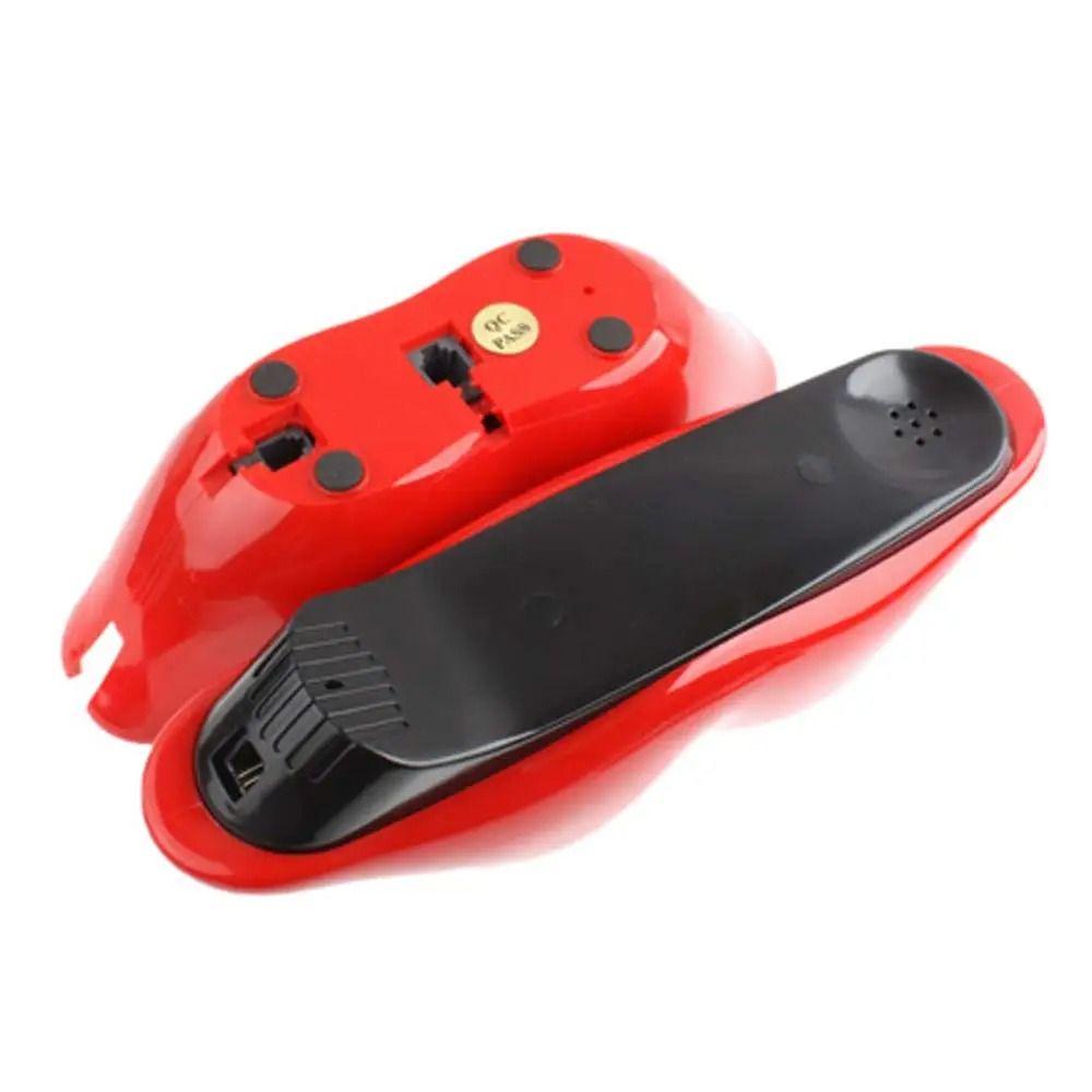 Pulse/tone Selectable Mouth Shape Telephone Red Mouth Shape Lips Shape Landline Phone  Desk Office