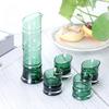 Japanese Style Creative Glass Bamboo Cup Hand Blown Crystal Glass Sake Set