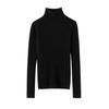 Women's Pure Cashmere High Neck Ribbed Pullover Sweater