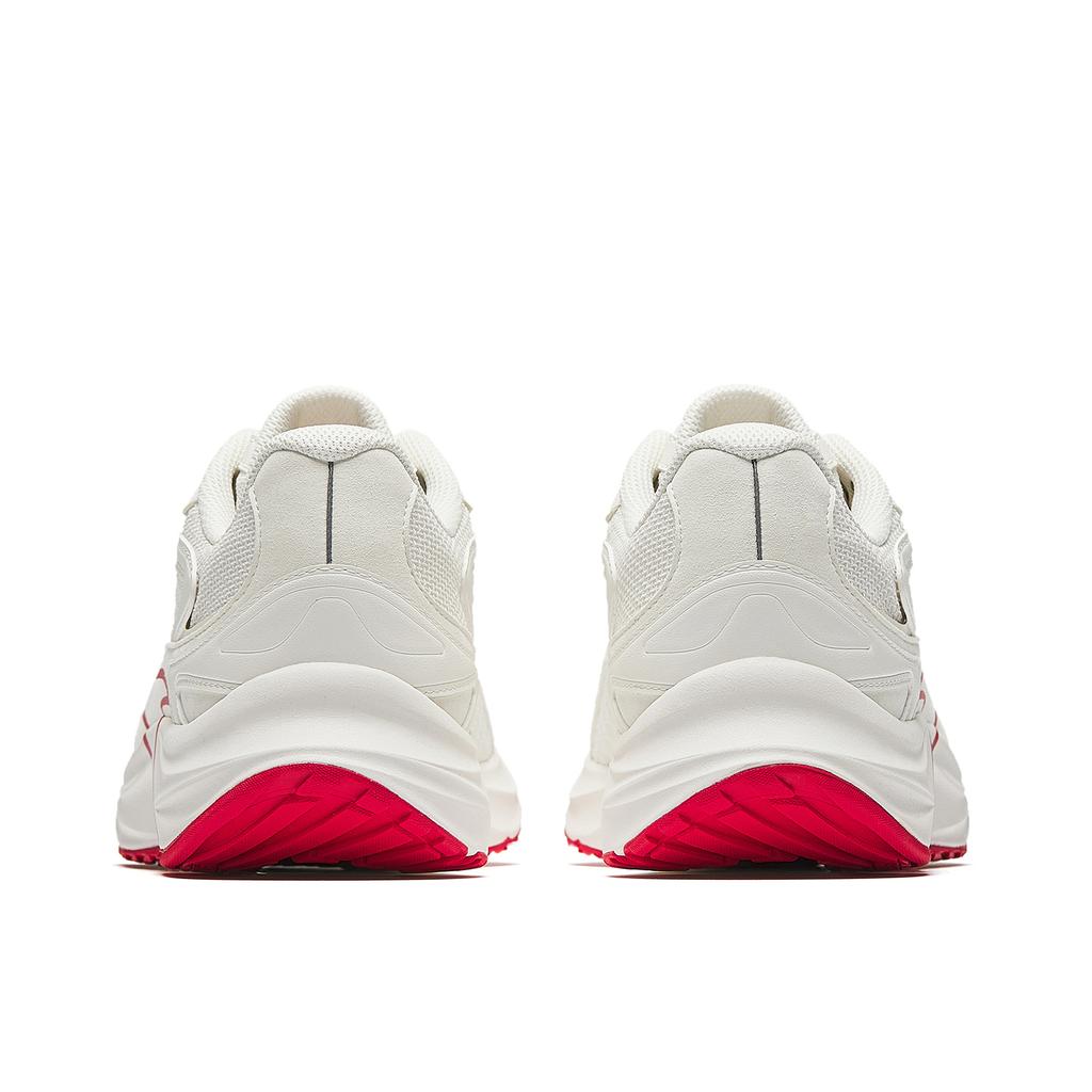 Anta At681 Asphalt Dominator Shock Absorbing Wear Resistant Breathable Non Slip Low Top Running Shoes Men sneaker White Red 912615591-3