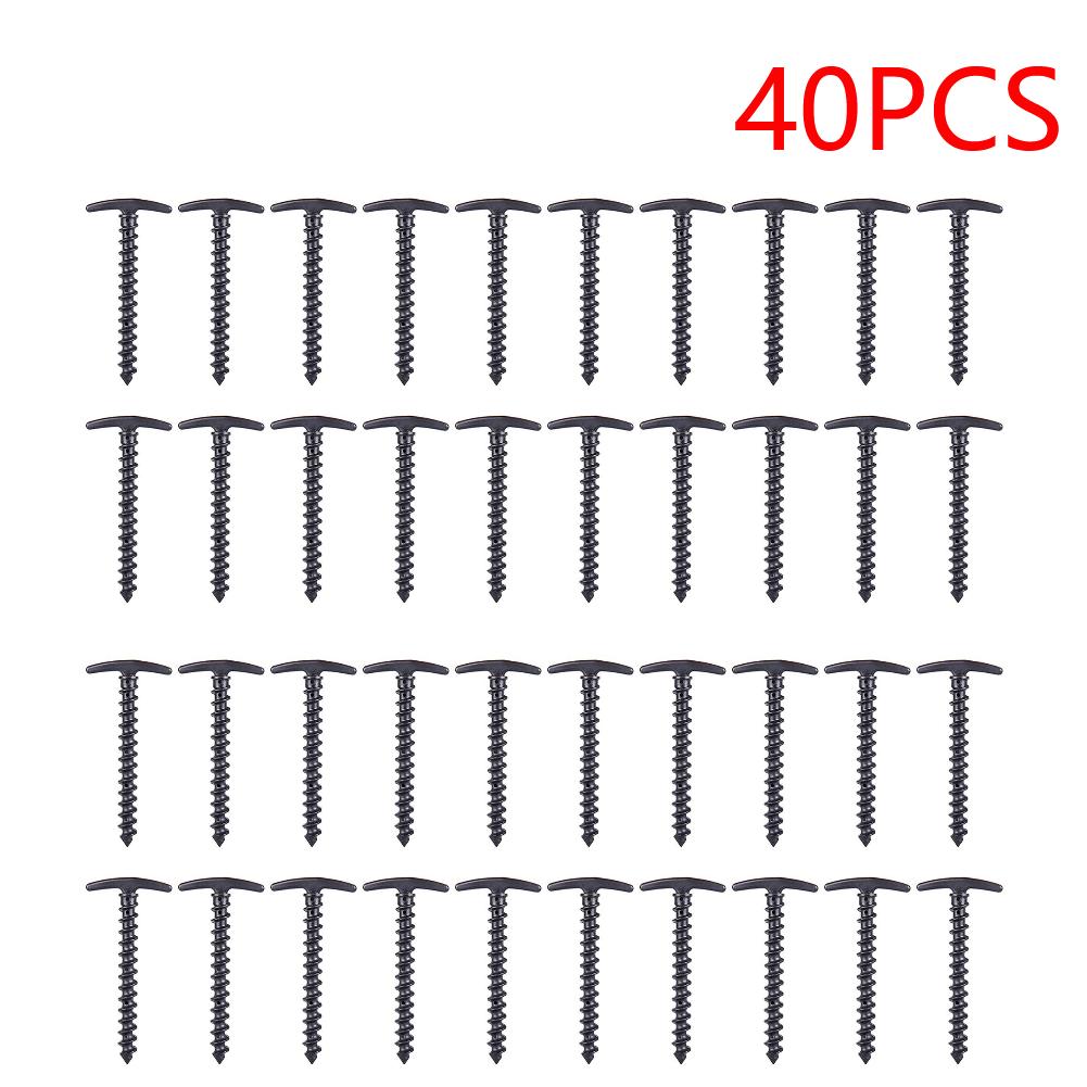 Screw Anchor Stakes Hiking Tent Stakes Pins Outdoor Camping Peg Ground Nails Spiral Plastic Fixing Supplies