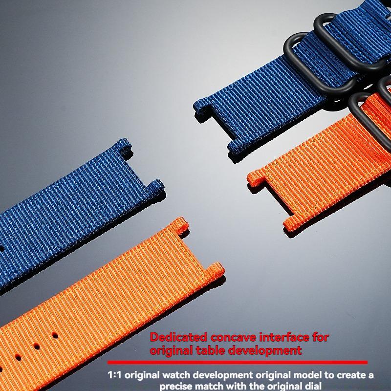 Replacement Nylon Canvas Watch Band for Casio PROTREK PRG-130Y PRW-1500 PRG-240 | Waterproof Sports Strap Men's  Accessories