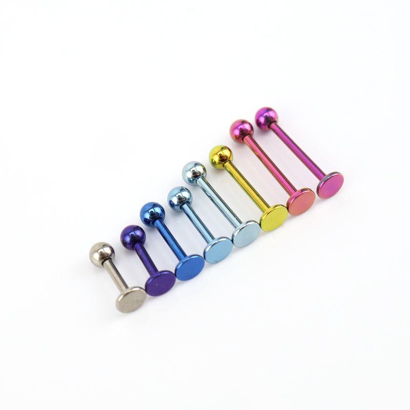 Shinma F-136 Titanium Alloy Labret Nozzle Labret External Thread Labret Lip Ring Fashion Recovery Piercing Jewelry