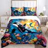 3Pcs Ocean Life Adventure Bedding Sets For All Sizes New 3D Printed Bed Cover Comforter Duvet Cover Pillowcase Bedroom Decoration
