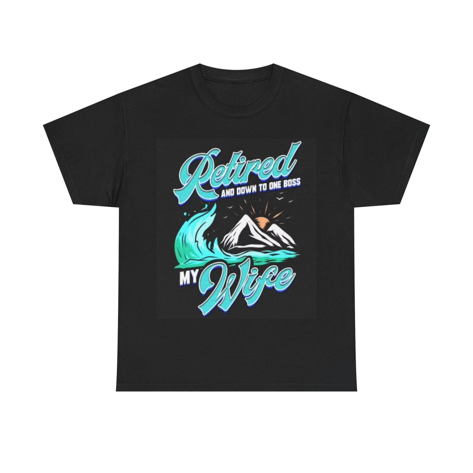 Men s and Women s T-shirts Retired Down To One Boss XS