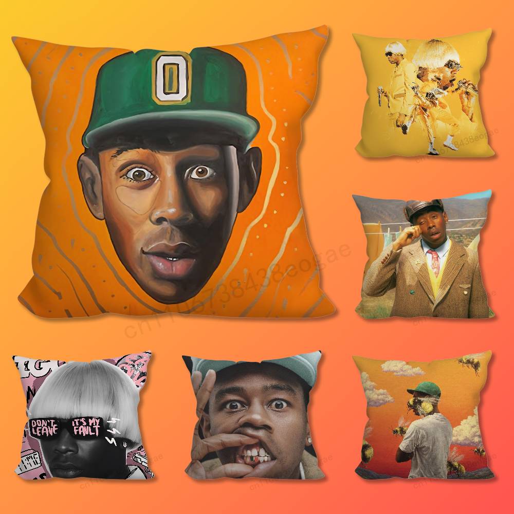 Rapper T-Tyler Funny Art  Throw Pillow Case For 45*45cm,55*55cm,30*30cm For Home Bedroom Decoration And Protector